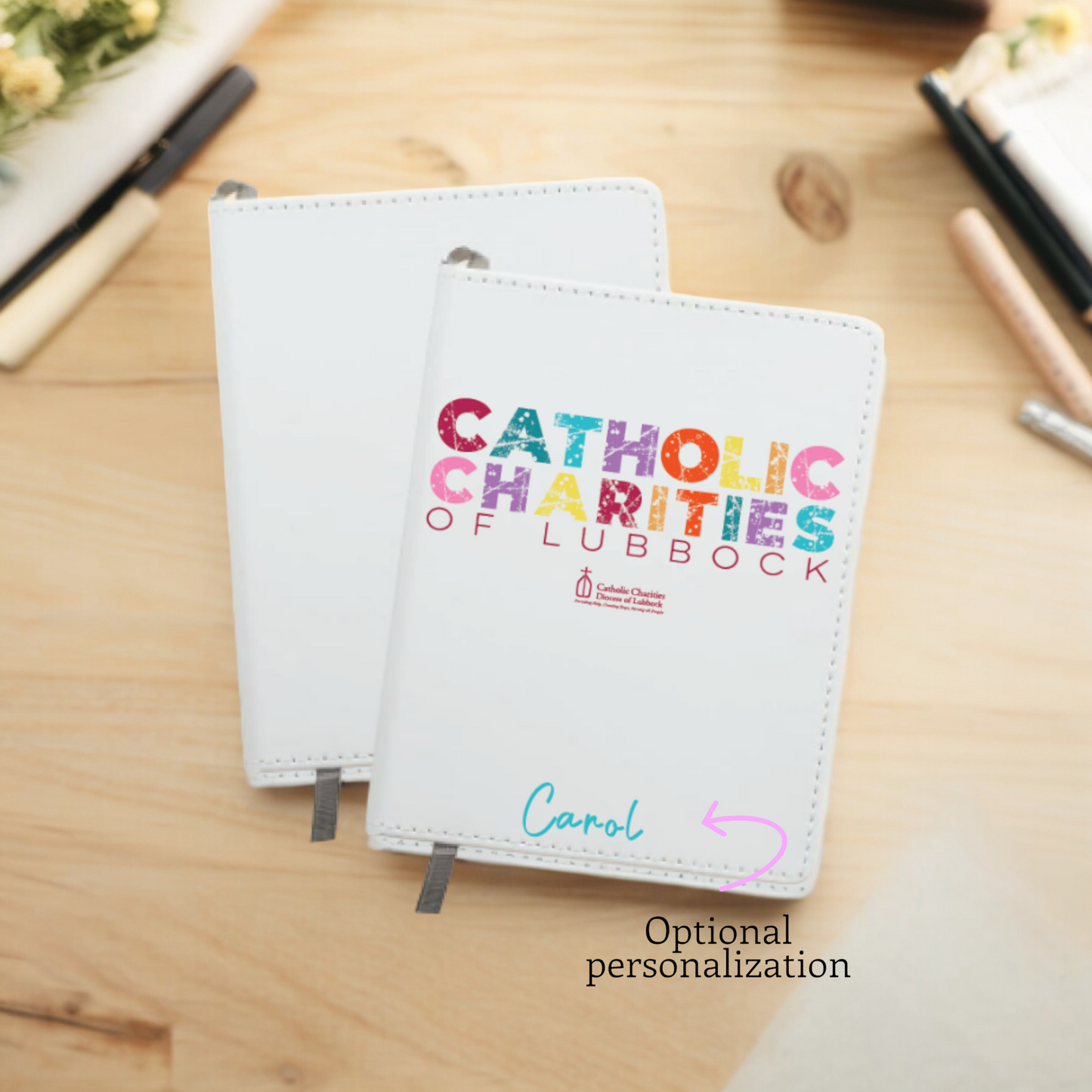 Faux Leather Notebook - ColorBlock