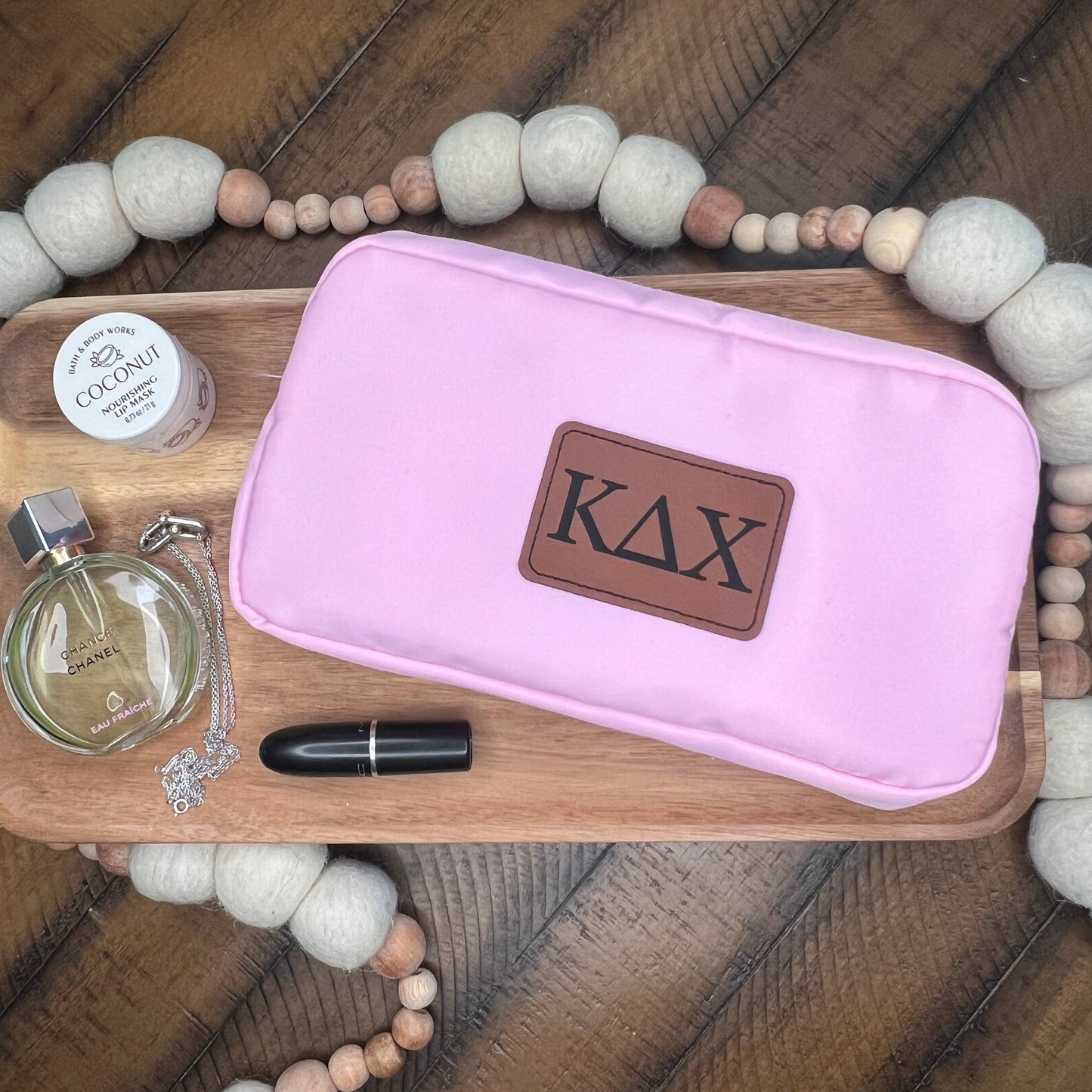 KDChi Letter Cosmetic Bag