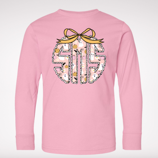 Monogrammed Halloween Tee