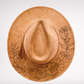 Burned/Engraved Vegan Suede Hat