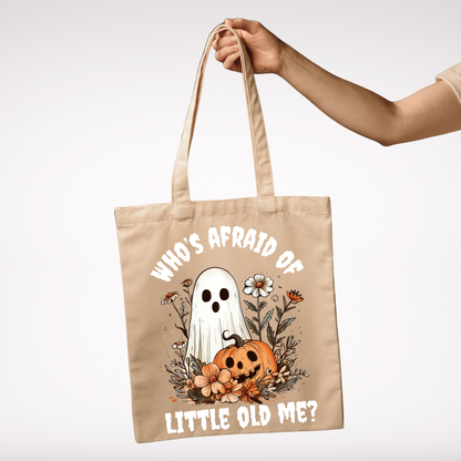 Halloween Canvas Tote Bag — Dulce… pero con estilo