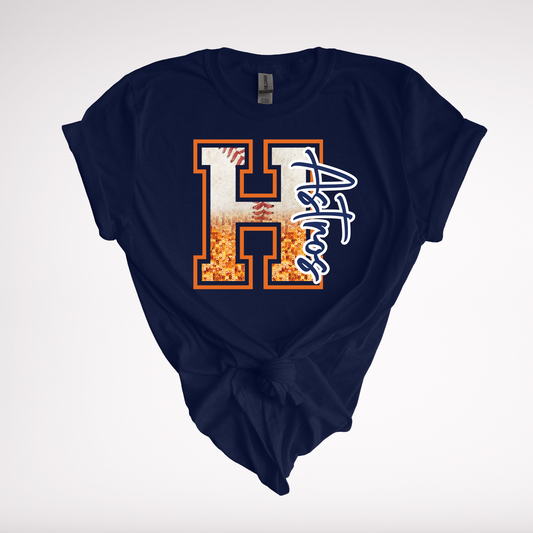 Baseball H Graphic Tee