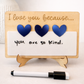 I Love You Because... Small Love Notes