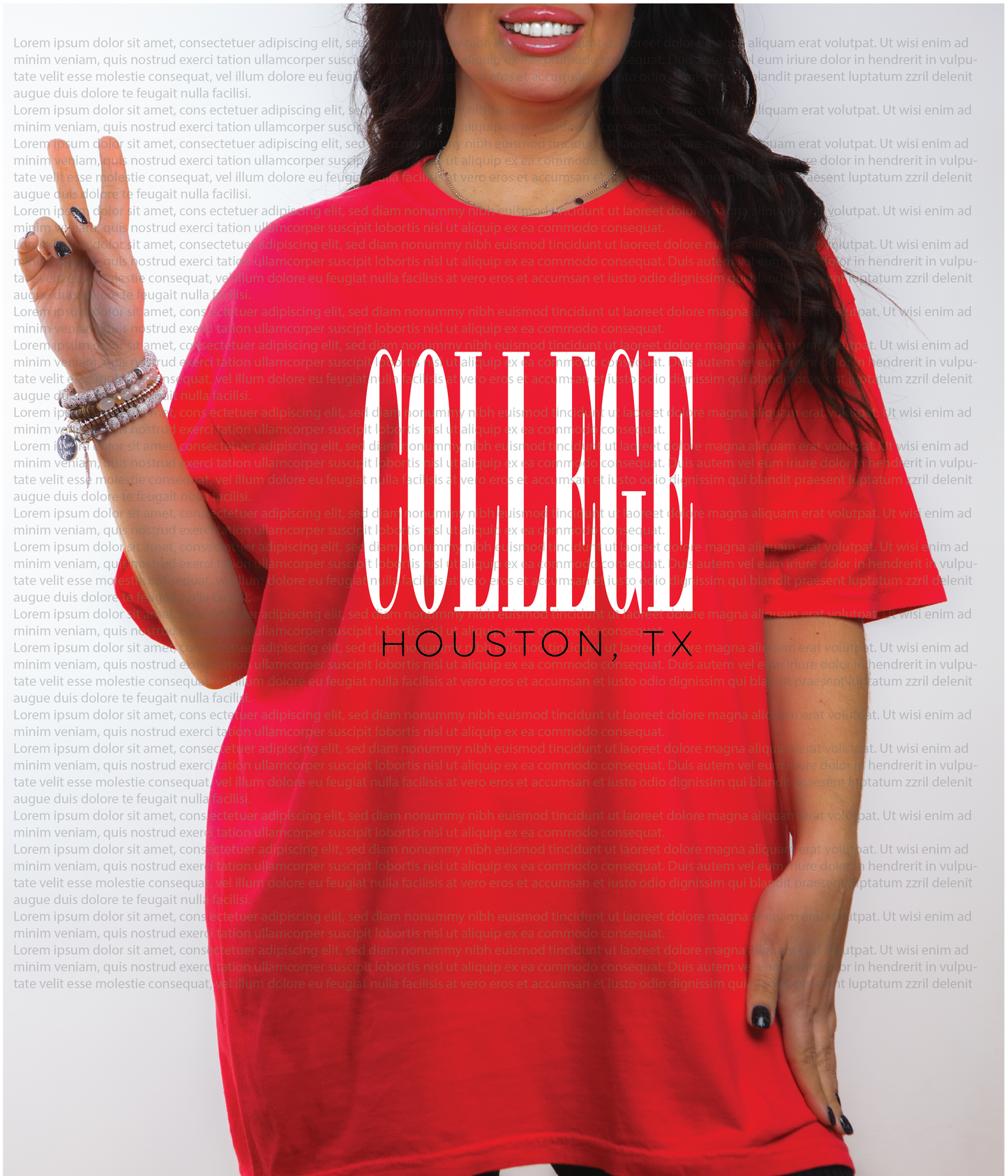 College Tee | Unisex Shirts | School Spirit | College Game Day | Oversized Tee