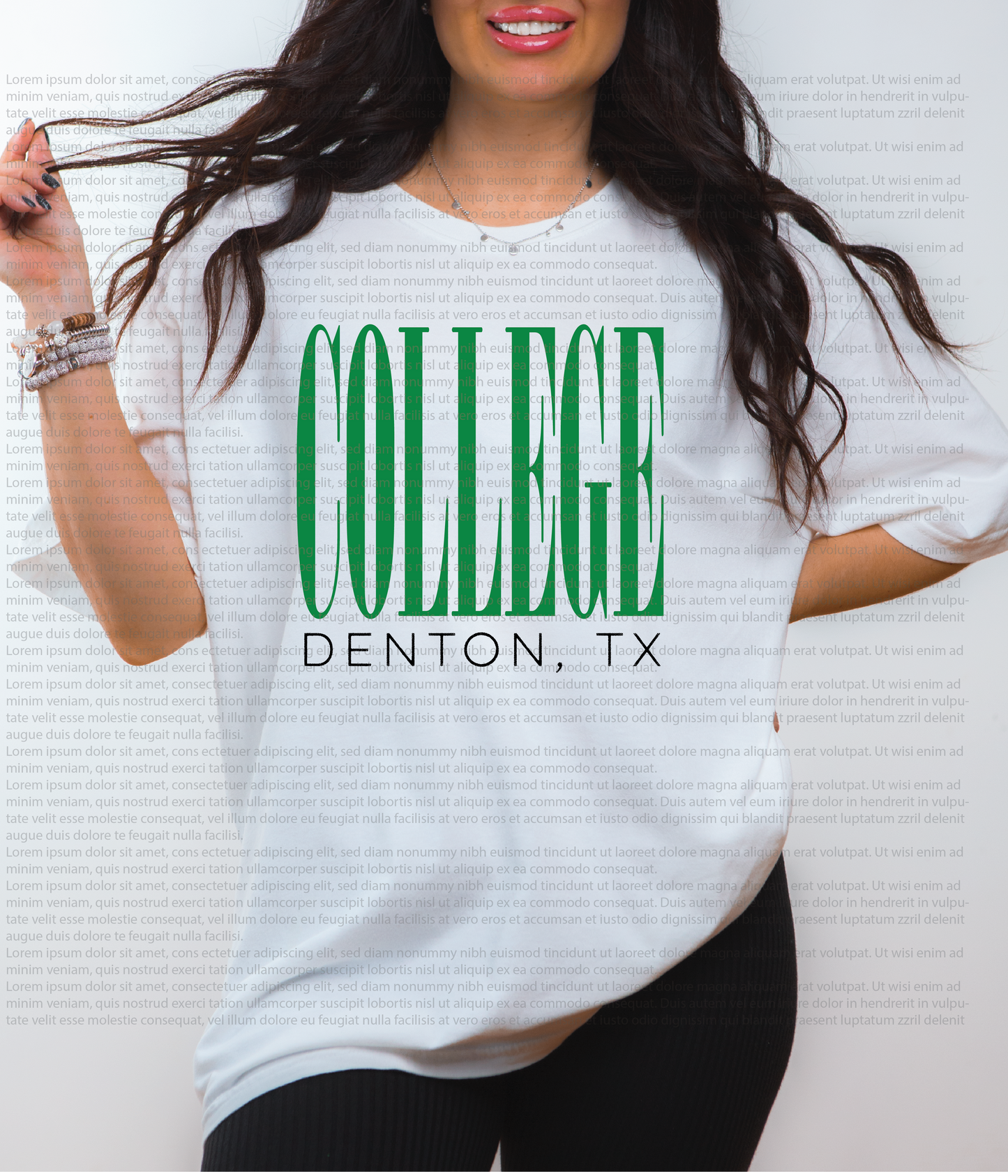 College Tee | Unisex Shirts | School Spirit | College Game Day | Oversized Tee