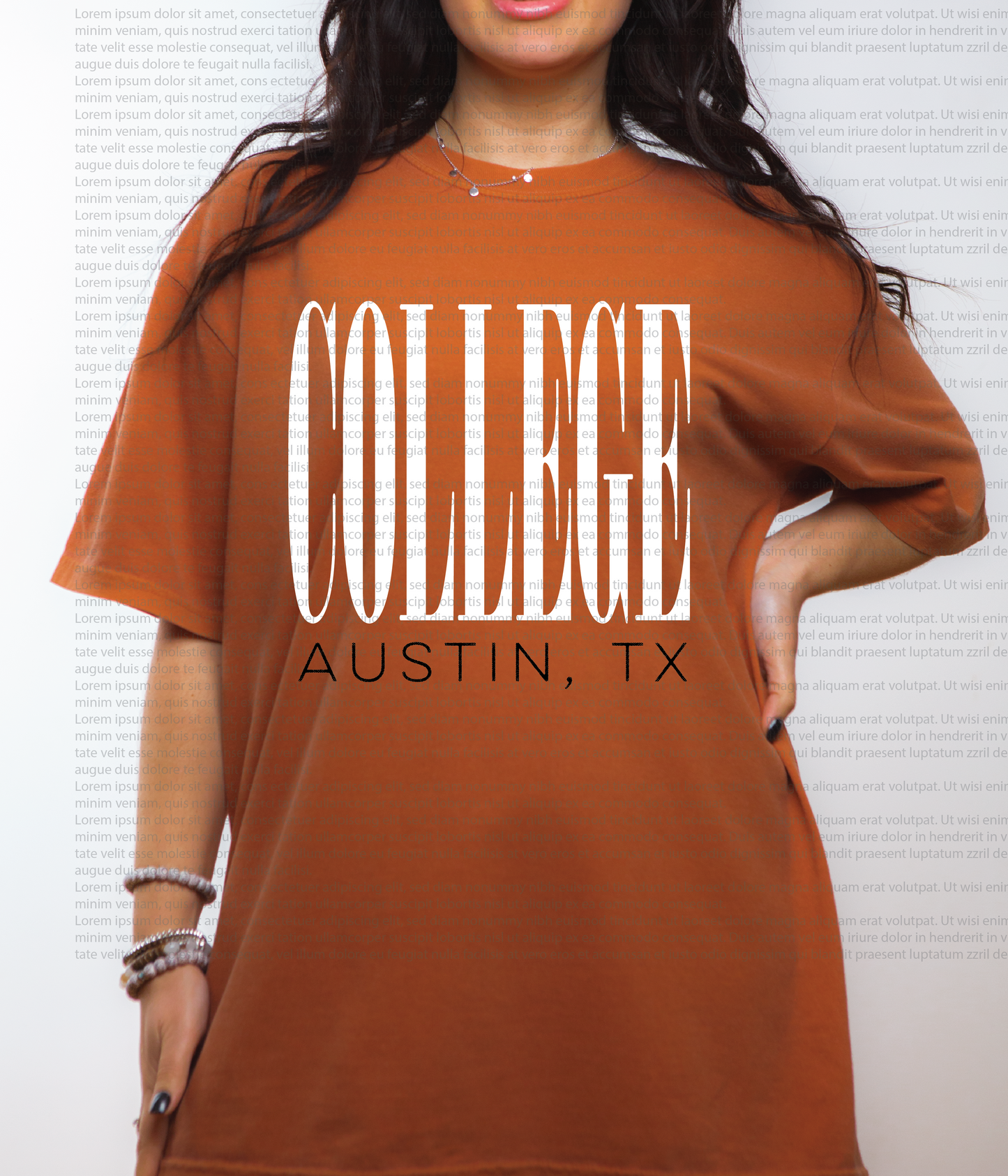 College Tee | Unisex Shirts | School Spirit | College Game Day | Oversized Tee