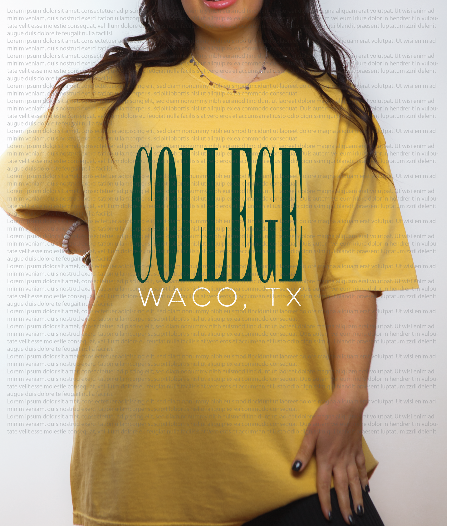 College Tee | Unisex Shirts | School Spirit | College Game Day | Oversized Tee