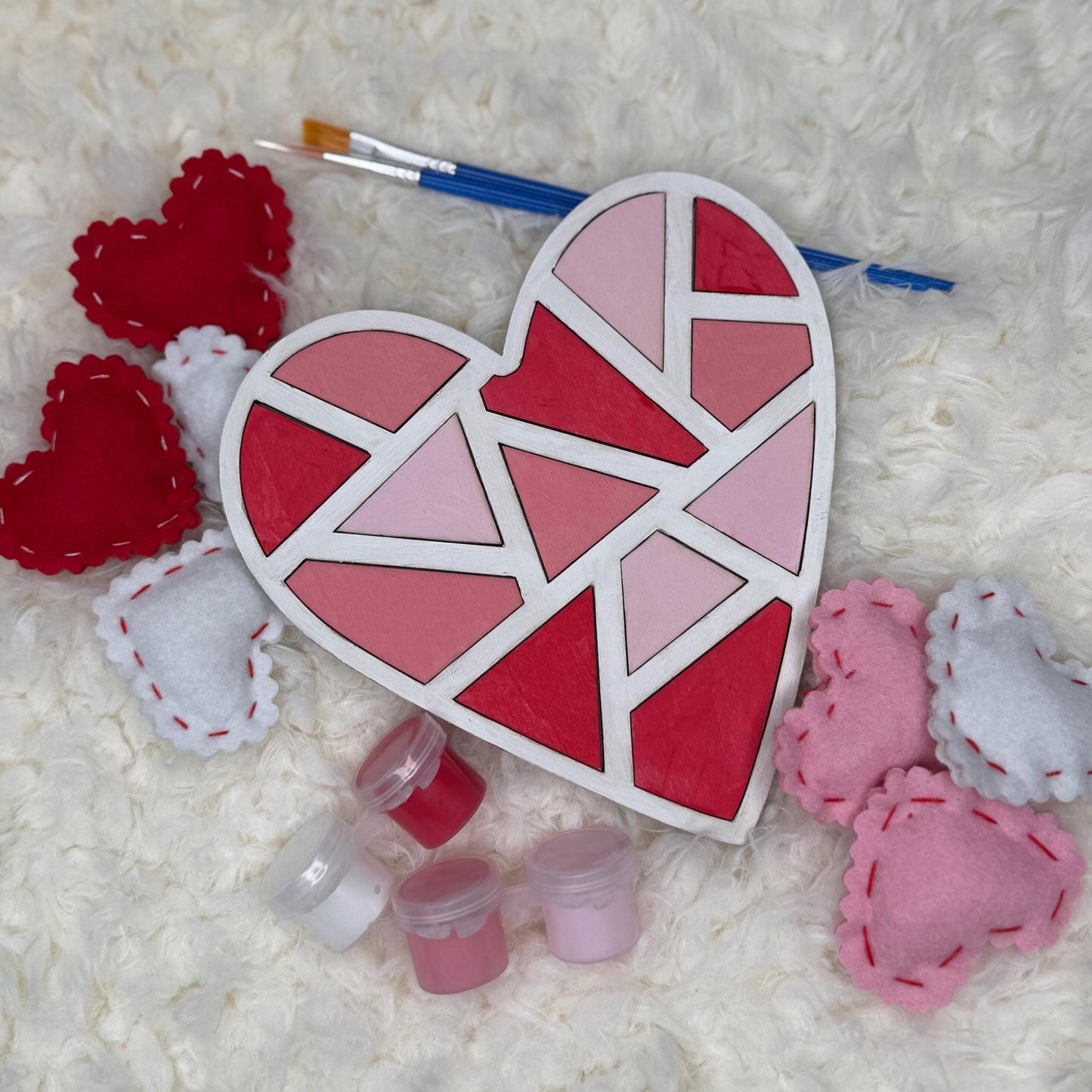 DIY Valentine Mosaic Heart Kit | Craft Your Own Love Gift