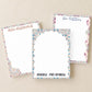 Mexican Inspired Notepad | Talavera Memo Pads | Boho Floral Stationery | Spanglish Desk Accessories | Cute Latina Gift