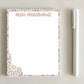 Mexican Inspired Notepad | Talavera Memo Pads | Boho Floral Stationery | Spanglish Desk Accessories | Cute Latina Gift