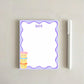 School Notepad | Teacher Memo Pads | Clay Stationery | Desk Accessories | Teacher Gift