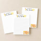 School Notepad | Teacher Memo Pads | Clay Stationery | Desk Accessories | Teacher Gift