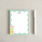 School Notepad | Teacher Memo Pads | Clay Stationery | Desk Accessories | Teacher Gift